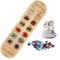 WE Games Mancala Board Game - 22 in., Solid Natural Wood Board and Glass Stones